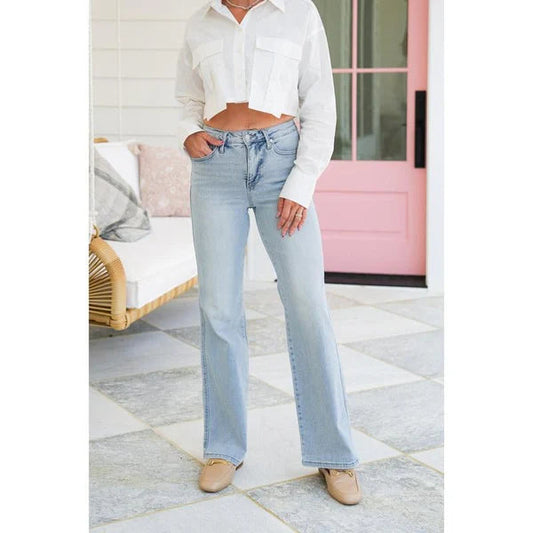 🏆️Last Day 49% OFF -👖Women's Vintage High Waist Straight Leg Jeans